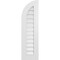 Ekena Millwork Quarter Round Top Left Surface Mount PVC Gable Vent w/ 3-1/2"W x 1"P Standard Frame, 12"W x 42"H GVPQL12X4201SF - alternate 1